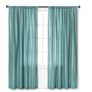 NEW Mudhut Kamala Geo Curtain Panel, 55" x 84"